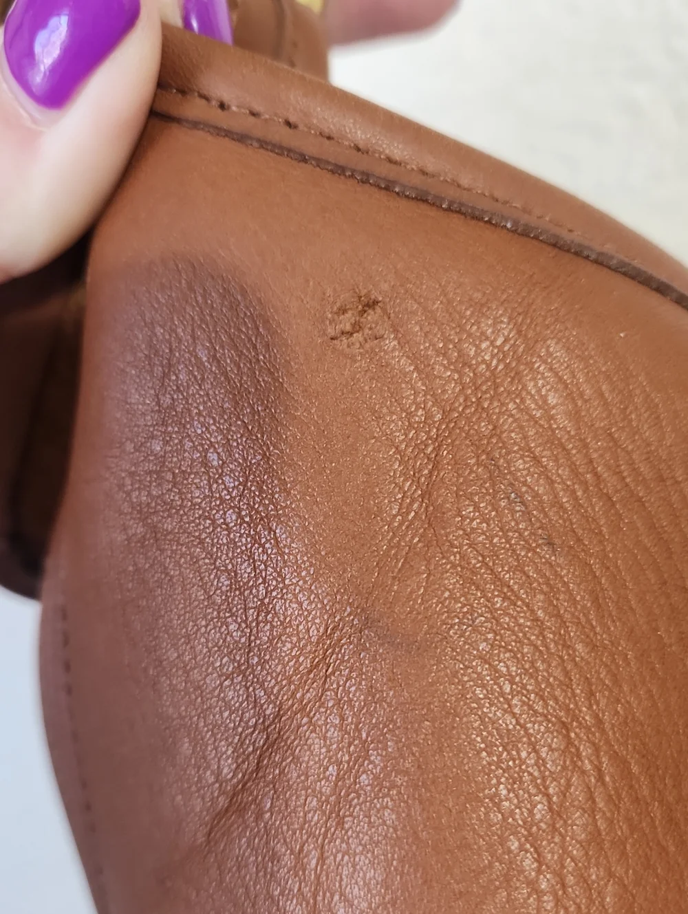 Vintage Coach British Tan Duffle Sac #9085 Hobo Bag